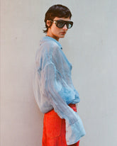 NATHALIE - SILK ORGANZA OVERSIZE SHIRT
