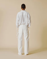 KEANU - MODAL STRIPE ROUCHE SHIRT