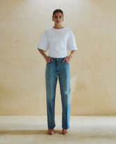 NAOMI - NYLON INFUSED BOYFRIEND STRAIGHT LEG DENIM