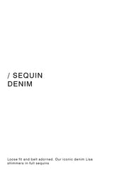 CATEGORIA denim - Sequined Denim