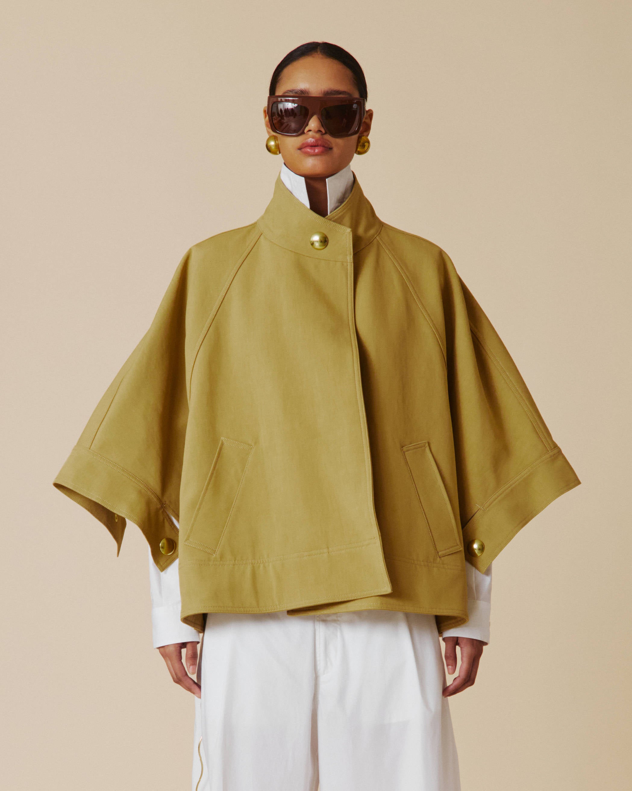 【関税込み】DARKPARK NAT CROPPED TRENCH 48299dc8334a84eedfabc93bf826fb