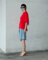 DOYLE - DRAPED SHORT SLEEVED TEE