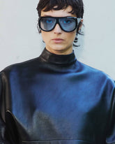 LIA - LEATHER CROP TOP