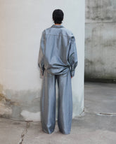 CARLA - LUREX DENIM OVERSIZE SHIRT