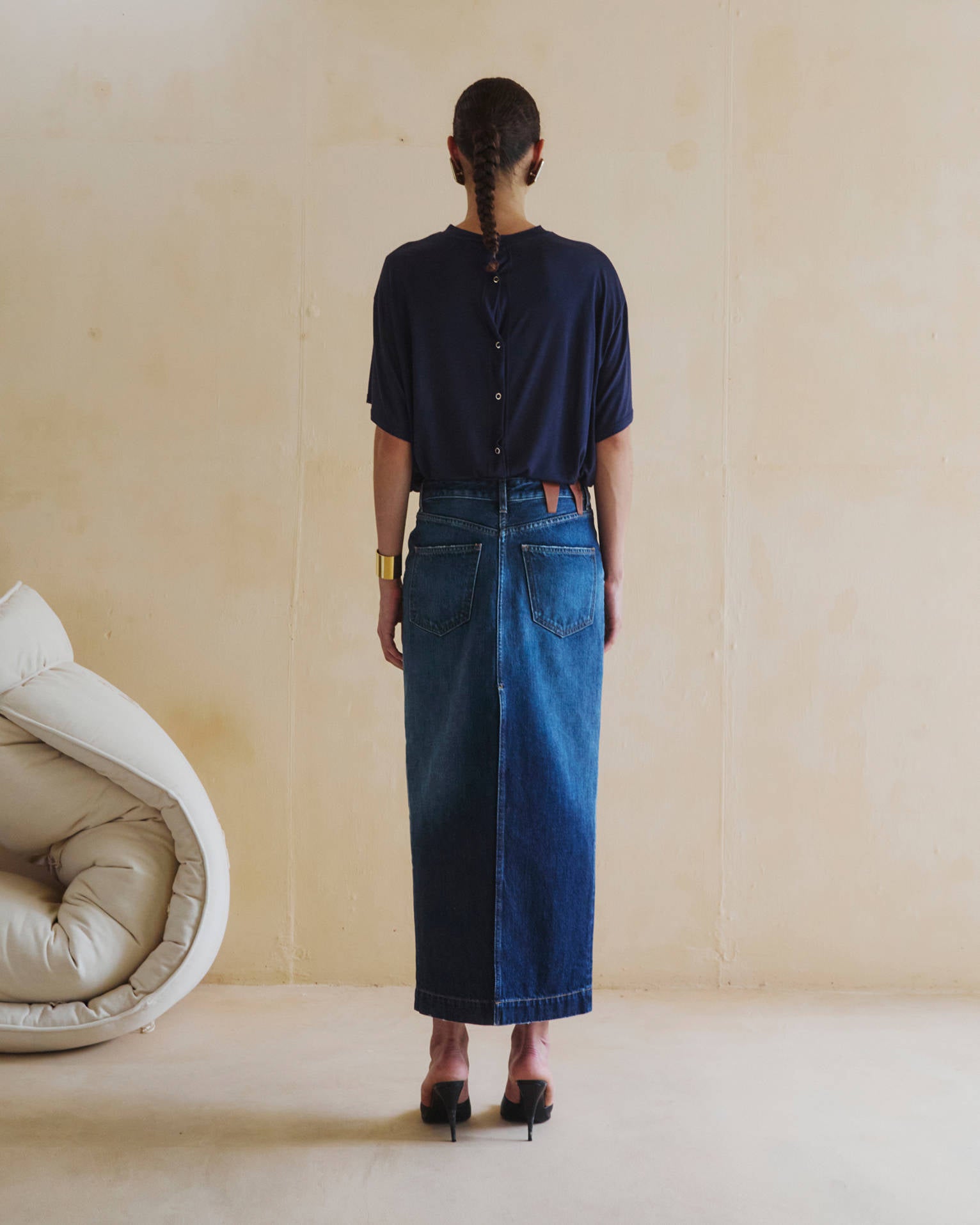 スカート DARKPARK Dark blue Erika denim skirt DARKPARK Dark blue Erika denim skirt | TheDoubleF