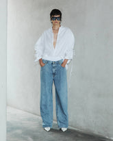JANE - ELASTIC WAIST TENCEL DENIM