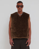 ALAN - FAUX FUR WAISTCOAT