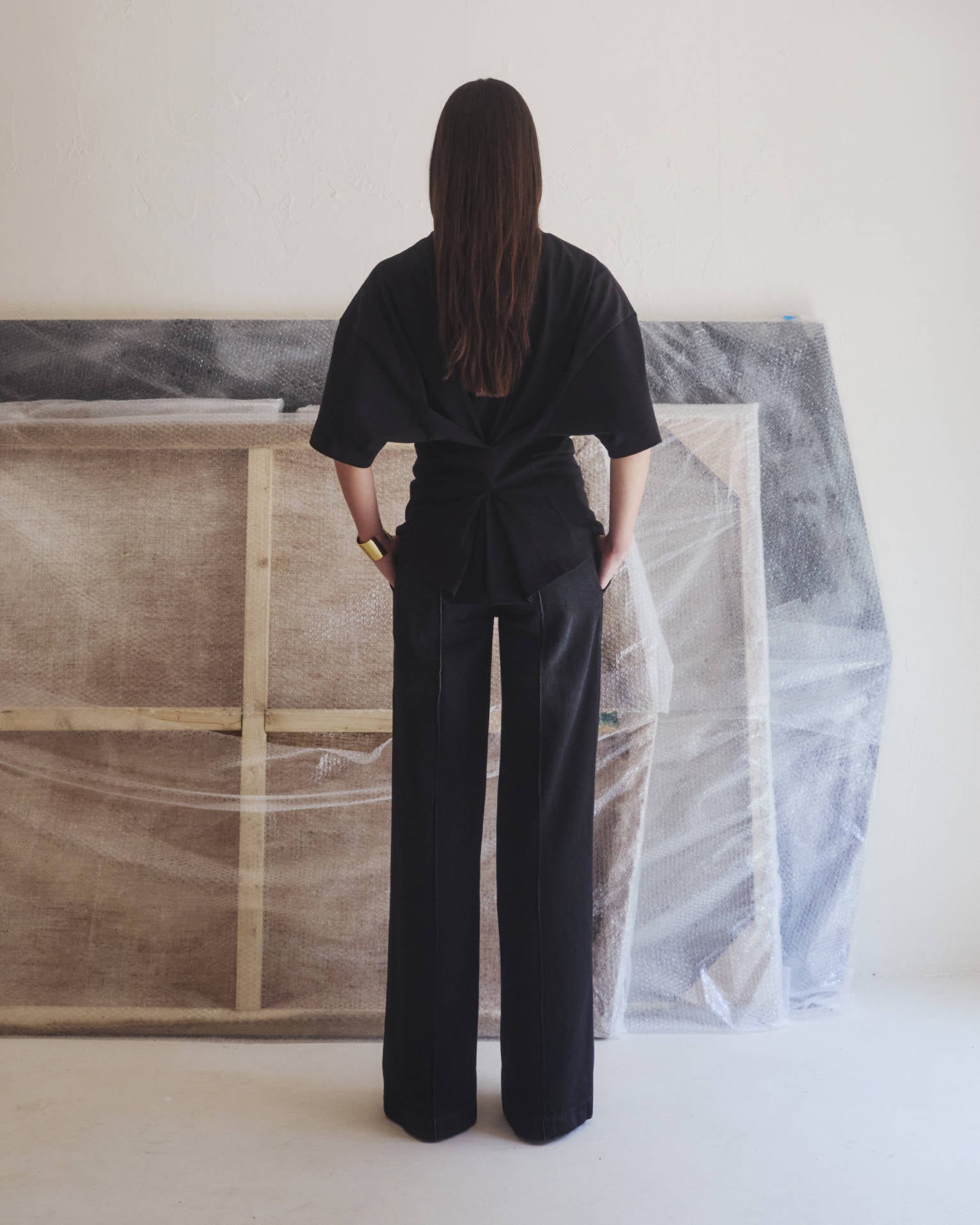DARKPARK | TEE | DOYLE - DRAPED SHORT SLEEVED TEE