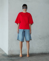 DOYLE - DRAPED SHORT SLEEVED TEE