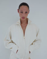 JOAN - SARTORIAL CROP BOMBER JACKET