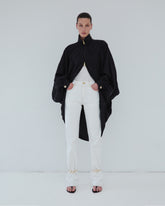 MARION - CUFF ADORNED STRAIGHT LEG FITTED DENIM