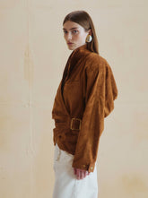 CINDY - SUEDE CONTOUR JACKET