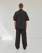 KARL - LIGHT WEIGHT POPELINE  SHORT SLEEVED SHIRT