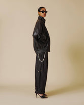 LEE - PLONGE NAPPA LEATHER BOMBER JACKET