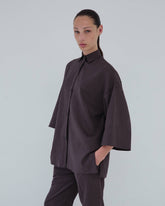 DORA -  TWILL DELAVE' SHIRT