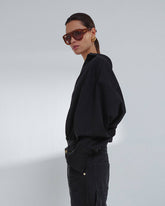 BARBARA - WOOL ELASTIC WAIST SHIRT