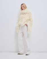 LISA - CAMOU FLOCK  LOOSE FIT CARPENTER DENIM