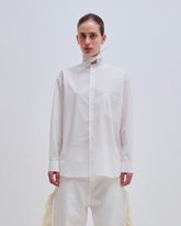 MEG - DETACHABLE FOULARD SHIRT
