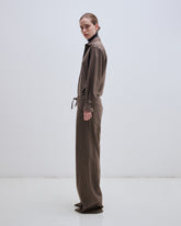 ANNE -  PIED DE POULE TAILORED SHIRT
