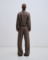 ANNE -  PIED DE POULE TAILORED SHIRT