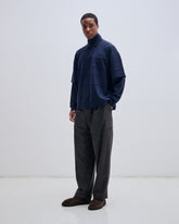 Shop the look - PREFW26 - Zack blue & Davide pied de poule