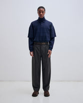 Shop the look - PREFW26 - Zack blue & Davide pied de poule