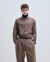 KEANU - PIED DE POULE MICRO CHECK SHIRT