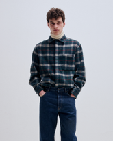 ETHAN PATCH POCKET - JAPANESE WOOL LONG SLEEVED SHIRT