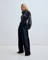 DANIELLE - VELVET WIDE-LEG TROUSERS