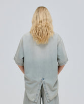 ROBERTA - TENCEL DENIM COLLAR SHIRT