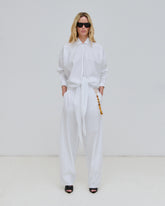 PHEBE - LIGHT COTTON WIDE-LEG PANTS