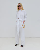 PHEBE - LIGHT COTTON WIDE-LEG PANTS