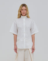 ROBERTA - LIGHT POPELINE COLLAR SHIRT
