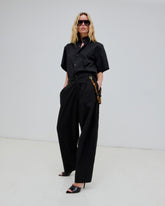 PHEBE - LIGHT COTTON WIDE-LEG PANTS