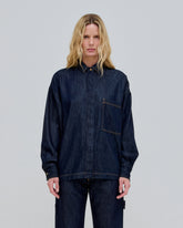 JENNY - TENCEL DENIM BOXY SHIRT