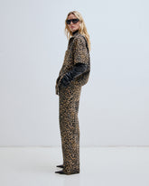 LISA - LEOPARD LOOSE FIT CARPENTER PANTS