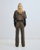 LISA - LEOPARD LOOSE FIT CARPENTER PANTS