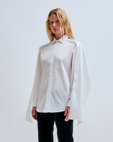 ANNE -  SCARF TAILORED SHIRT
