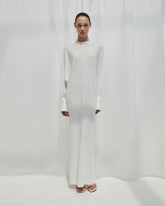 FRIDA - LIGHT JERSEY CUFF LONG SLEEVE DRESS