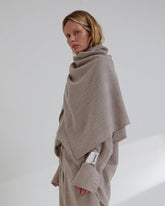 GEORGIA - DETACHABLE SCARF JAPANESE LIGHT WOOL SHIRT