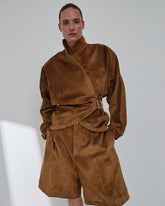 CINDY - SUEDE CONTOUR JACKET