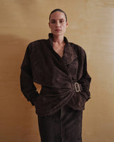 CINDY - SUEDE CONTOUR JACKET