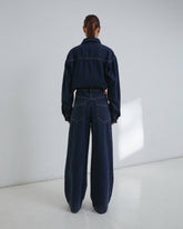 INES - FOLD OVER TENCEL DENIM