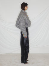 DAISY - PLONGE NAPPA LEATHER PANTS