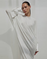 FRIDA - LIGHT JERSEY CUFF LONG SLEEVE DRESS