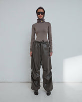 DAISY - FAUX LEATHER PANTS