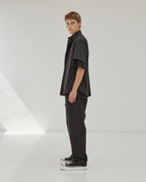 KARL - LIGHT WEIGHT POPELINE  SHORT SLEEVED SHIRT