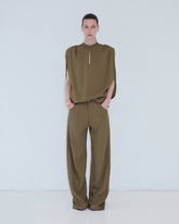 IRIS - LIGHT MODAL PAPER BAG PANTS