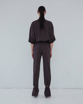 KAROL - STRAIGHT LEG BOTTOM SPLIT PANTS