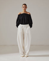 SIMONA - SILK BALLOON PANTS